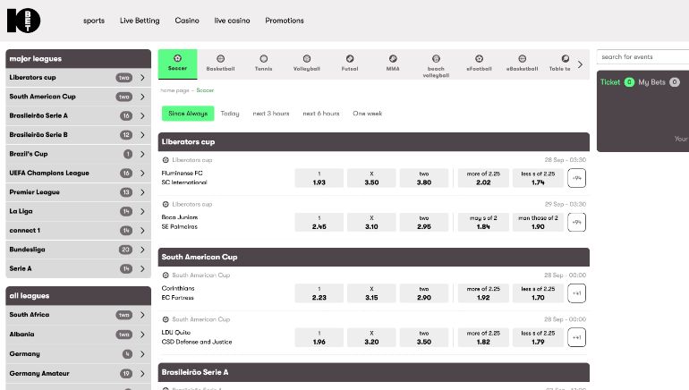 10bet Sports captura de tela 2