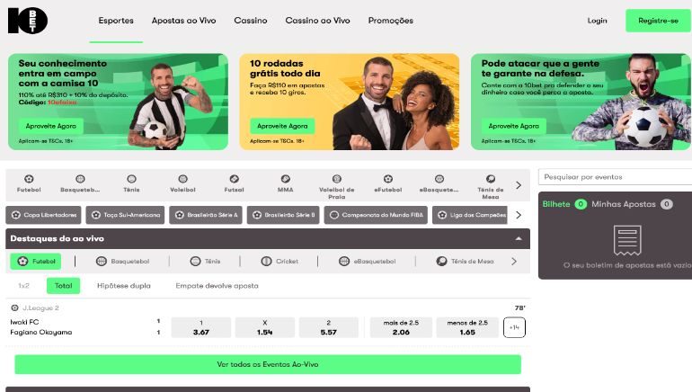 10bet Sports captura de tela 1