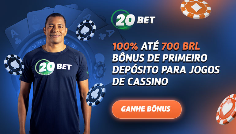Novos jogadores ganham 100% até R$700 na 20bet