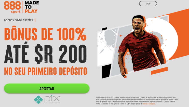 Casa de Apostas 888 Sports com Pagamento via PIX no Brasil!