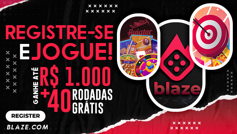 Blaze Casino Lança Nova Oferta de Boas-Vindas: Bônus de R$1000 + 40 Rodadas Grátis!