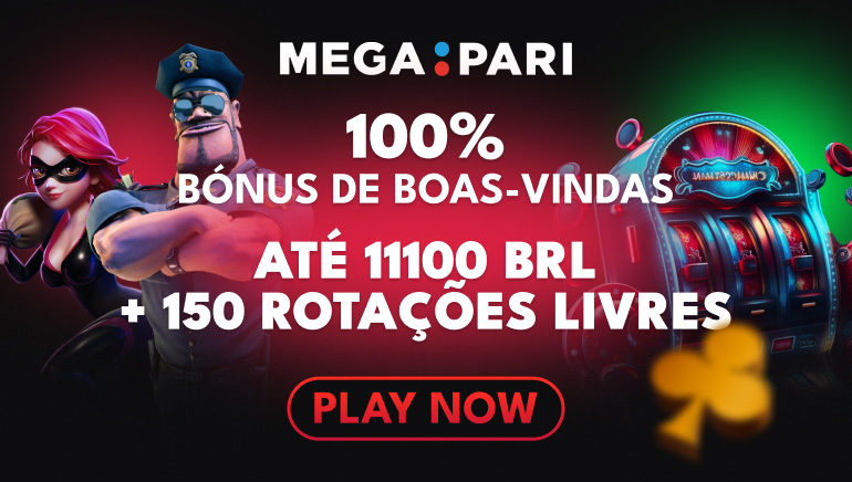 Bônus exclusivo Megapari de 30% extras