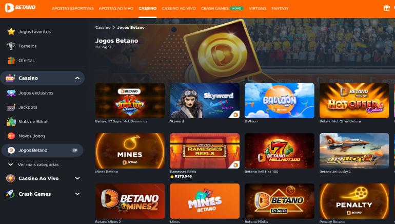 Betano Casino captura de tela 4