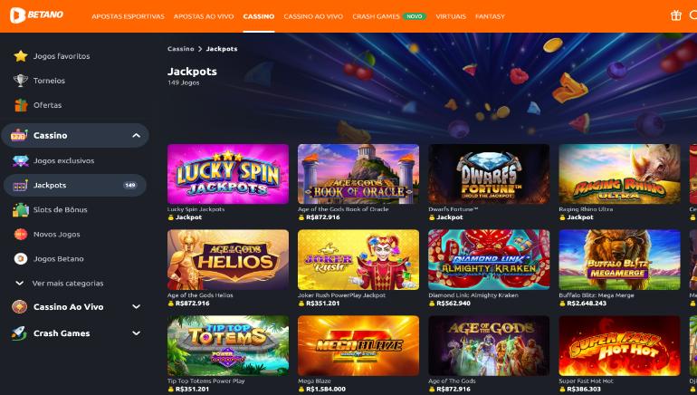 Betano Casino captura de tela 3
