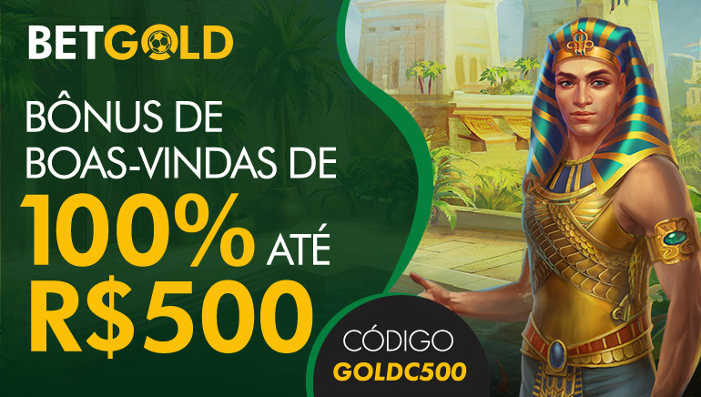 Dê o Pontapé Inicial com o Bônus de Boas-vindas de 100% até R$ 500 no Betgold Casino