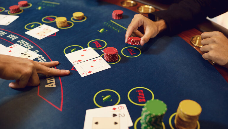 Mesa dupla de blackjack