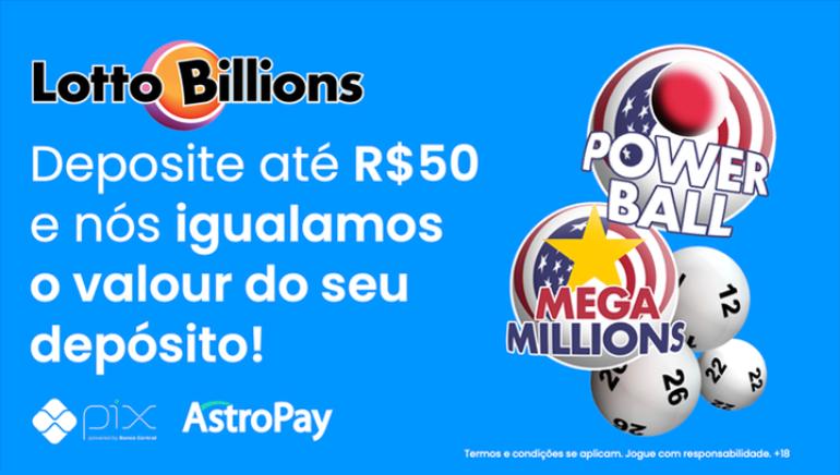 Bônus de Boas-Vindas de até R$ 50
