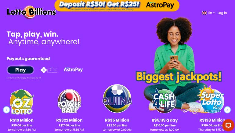 Lotto Billions captura de tela 1