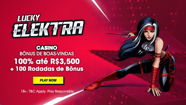 Lucky Elektra Casino: Bônus de 100% até R$ 3.500 + 100 Giradas Grátis com Depósito!
