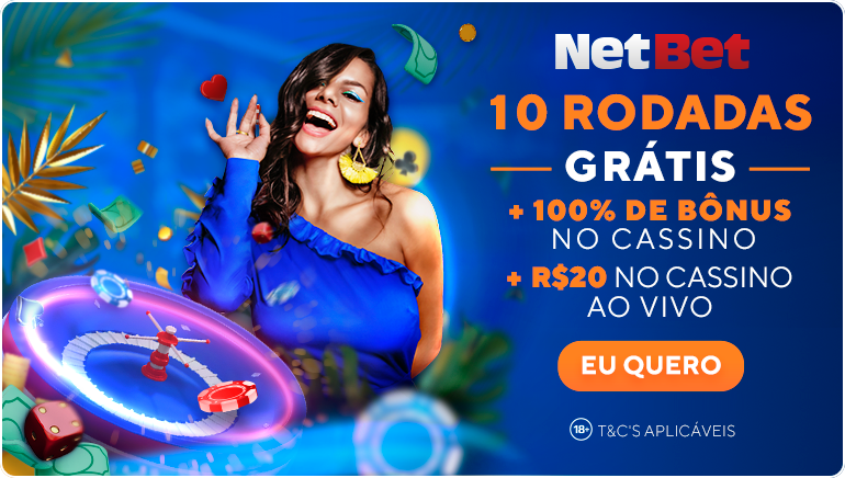 Promoções Netbet - Curta um Pacote de Boas-vindas de R$ 800 e o conheça o Panteão dos Deuses