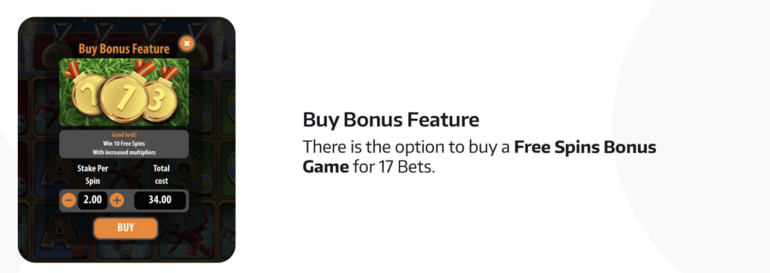 Record Breaker bonus buy Feature