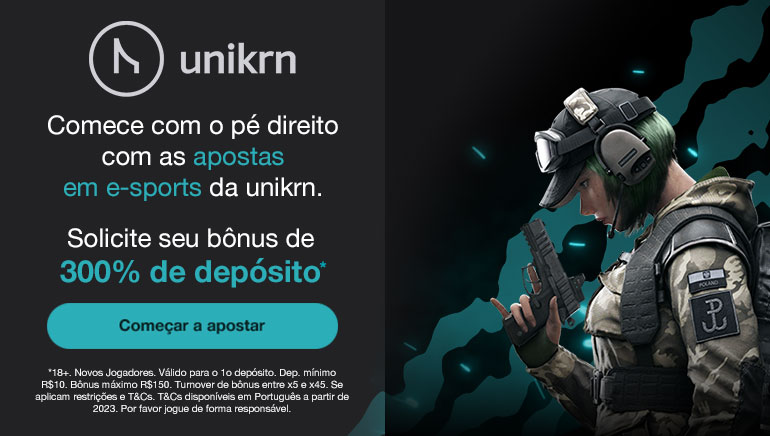 Unikrn Retorna com um Bônus de Depósito Enorme para Jogadores do Brasil